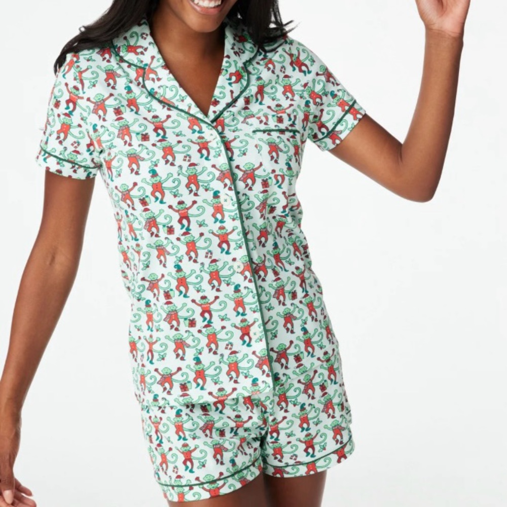 Roller Rabbit Monkey Mas Polo Pajamas